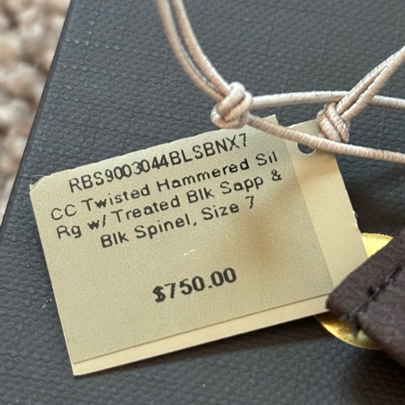 NWT John Hardy Sterling Silver Pave Ring Size 7 - Picture 10 of 16